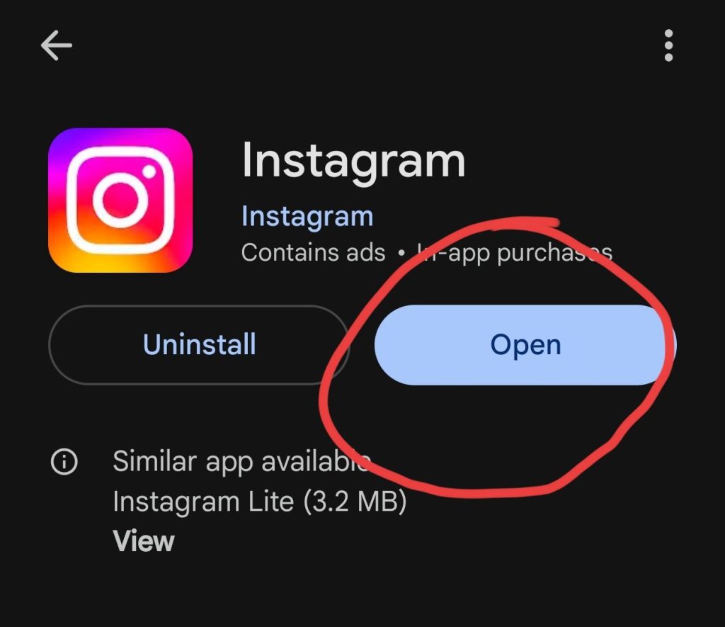 Update Instagram