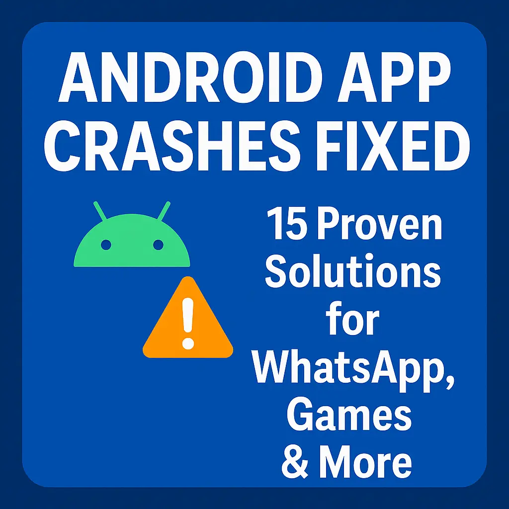 android app crash fix
